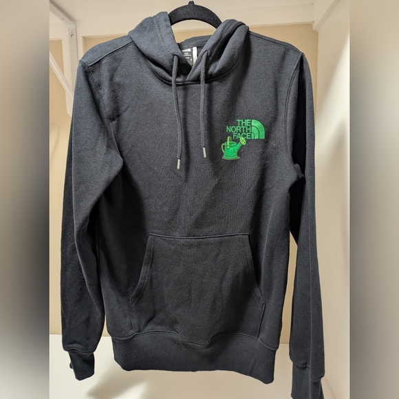 The North Face Crown Shyness Black Hoodie Plant Lover Unisex Mens XS Women S/M - Picture 12 of 13